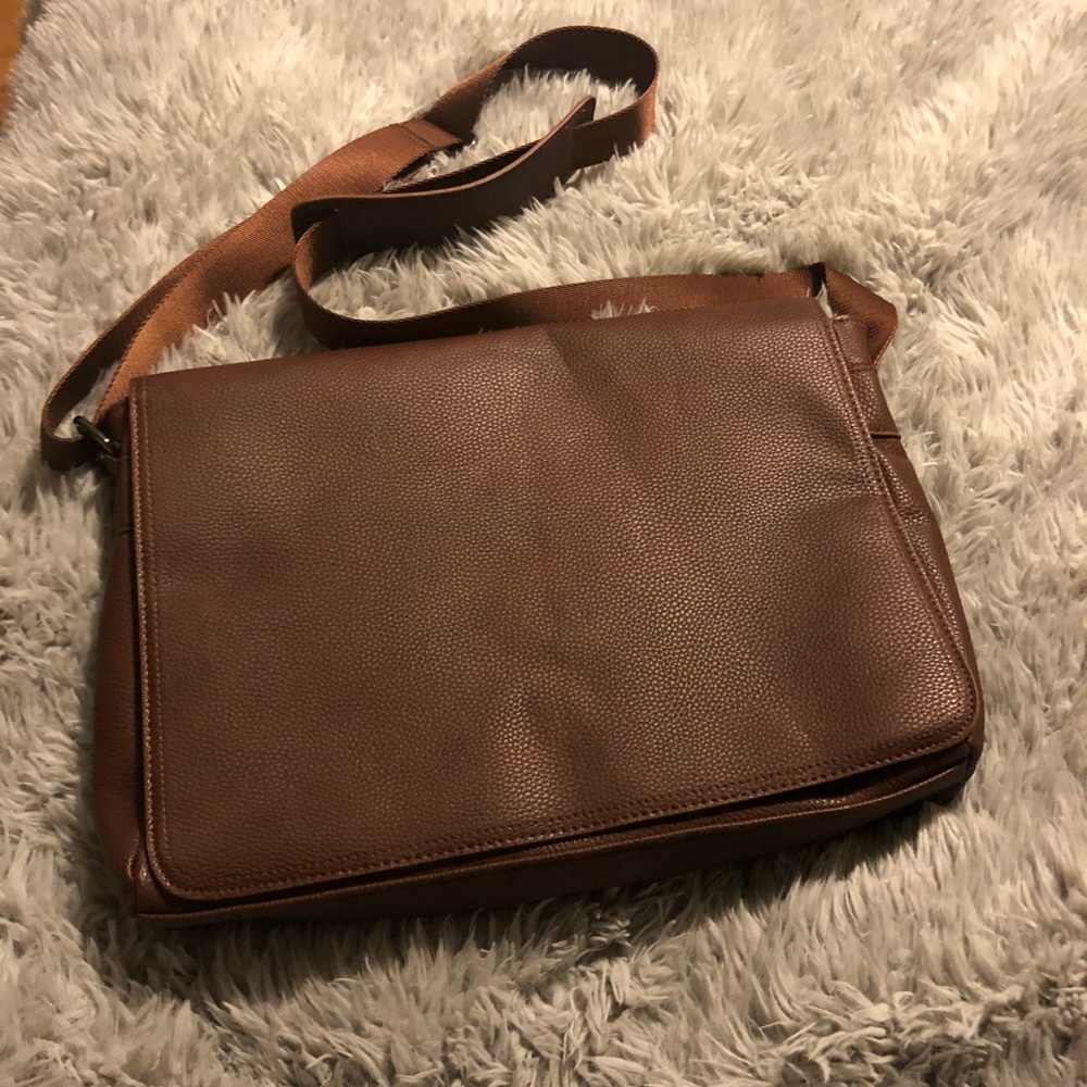 Zara Man Faux Leather Briefcase